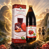 Mannavita Jugo puro de Granada, 100% prensado • 1000 ml