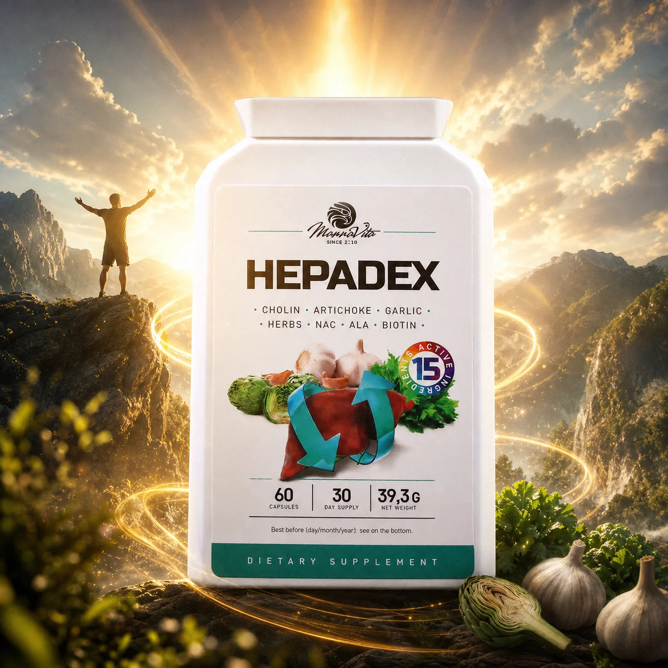HEPADEX • Complejo regenerador del Hígado • 60 cápsulas