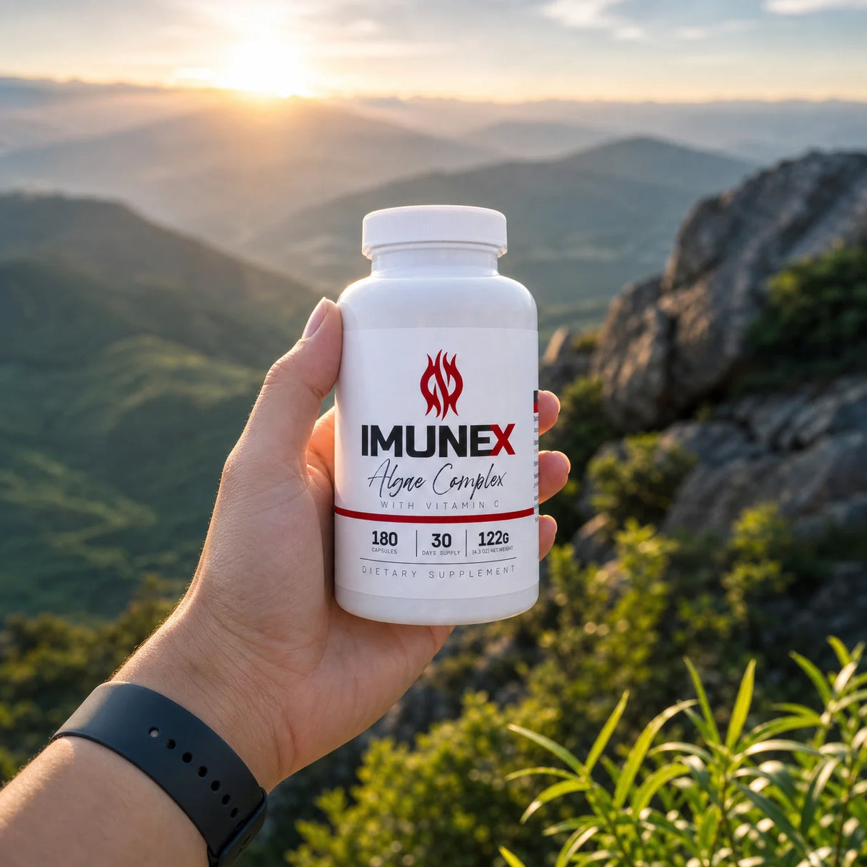 IMUNEX complejo de algas • con 5 algas • 180 cápsulas