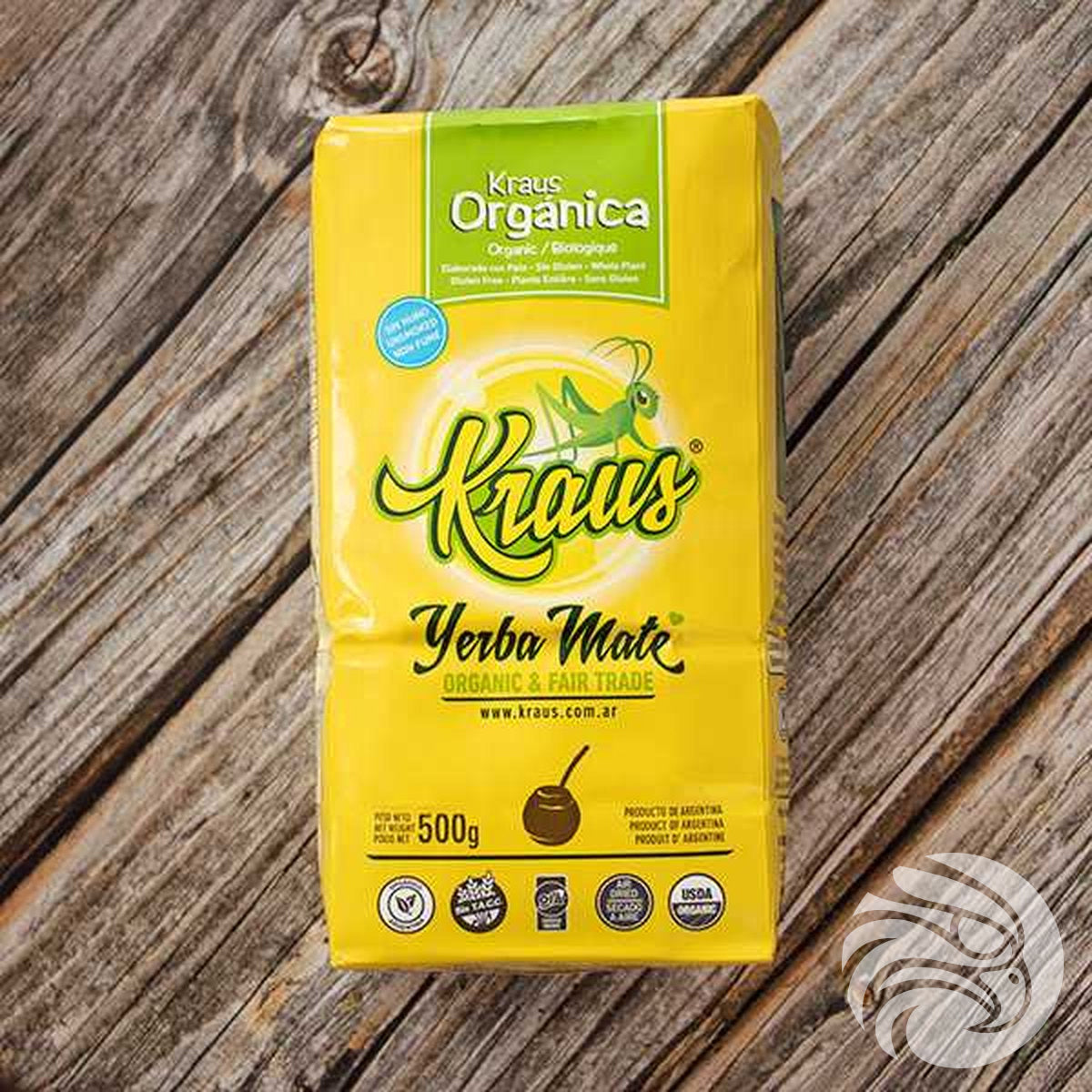 Té de yerba mate Kraus • Elaborada, con palo • 500 g