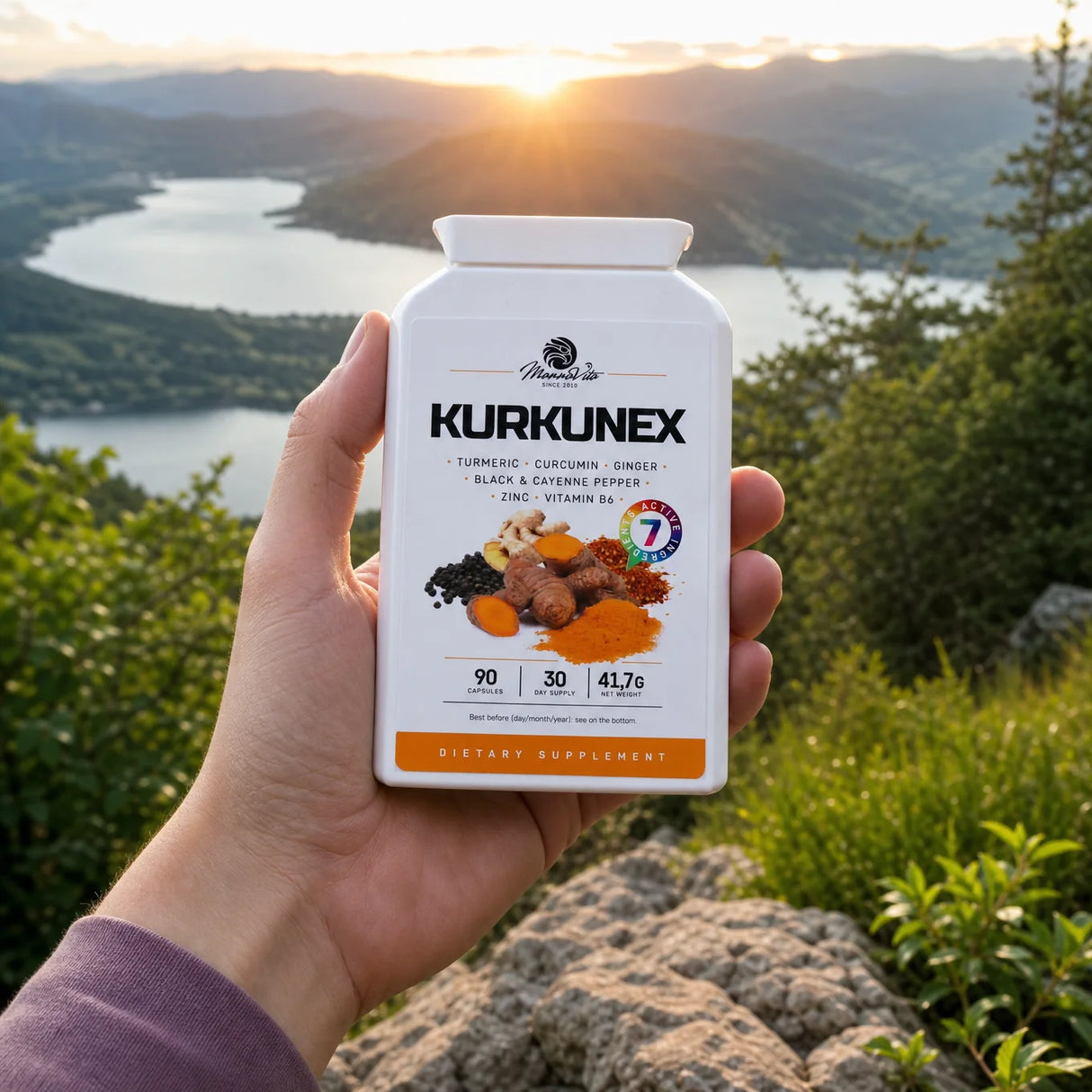 KURKUNEX complejo de extracto de cúrcuma • 90 cápsulas