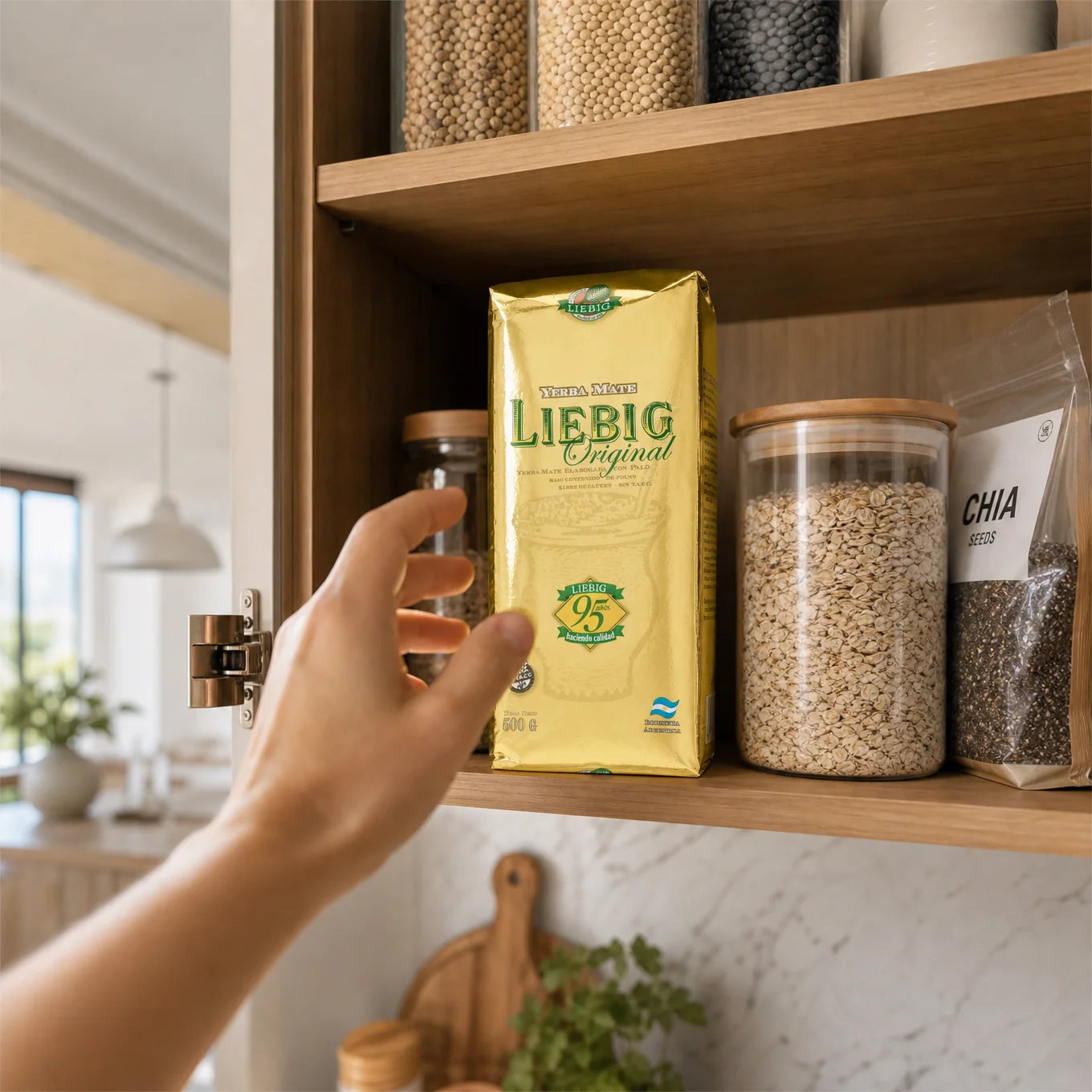 Té de yerba mate Liebig Original • Elaborada con palo • 500 g