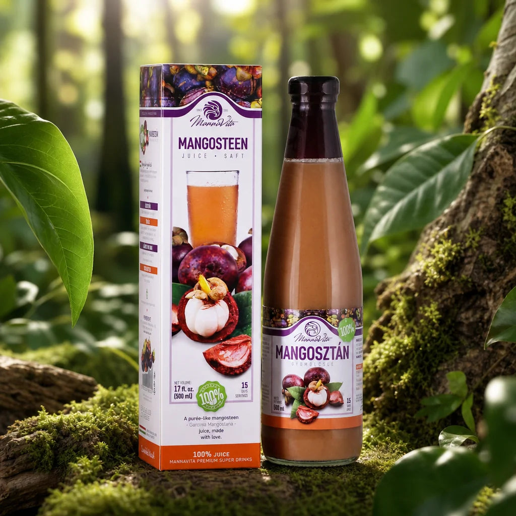 Mannavita Mangostán purée, 100% prensado puro • 500 ml