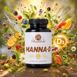 MANNA-D • Vitamina D3 en aceite de oliva 4000 UI • 120 cápsulas