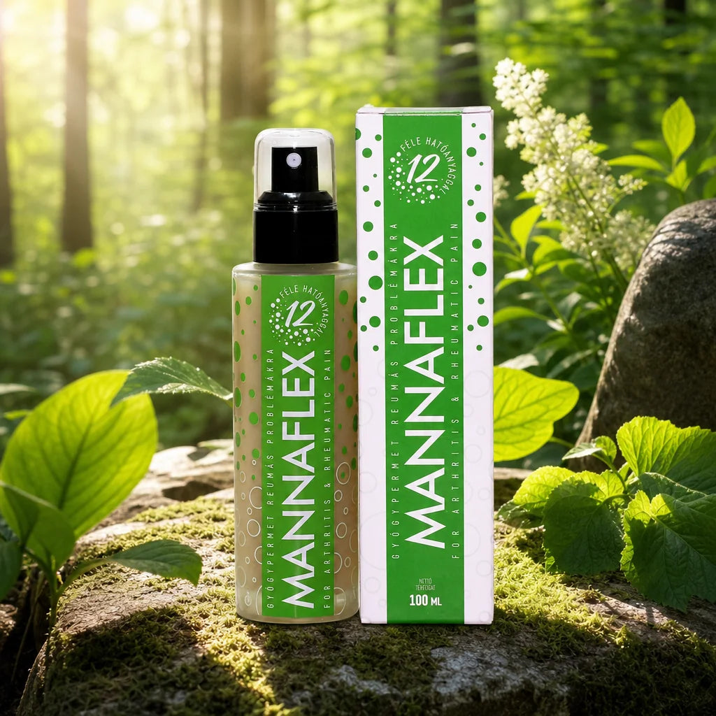 MANNAFLEX • Spray curativo para alivio del dolor en Articulaciones y Músculos • 100ml