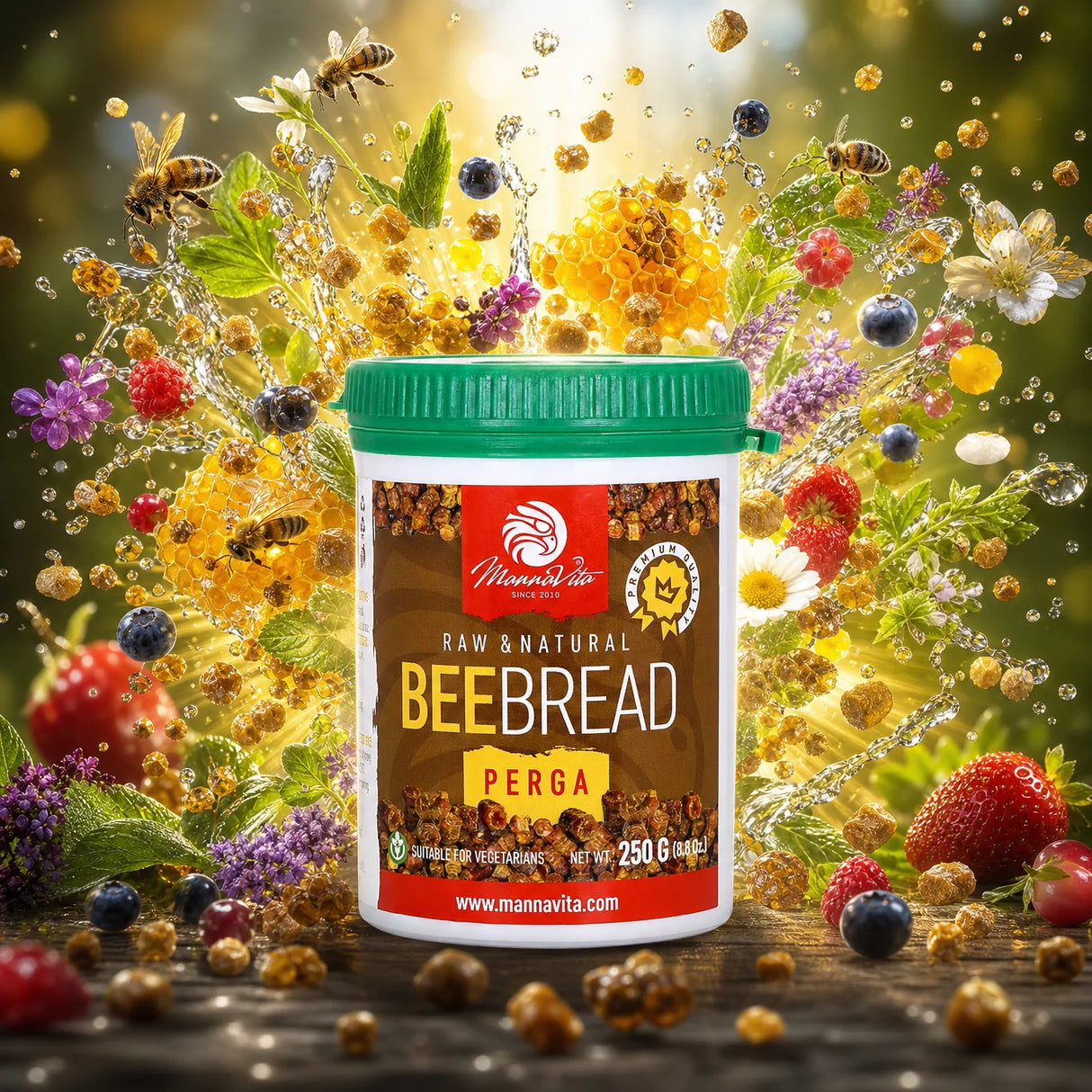 Mannavita 100% Pan de Abeja • 250 g