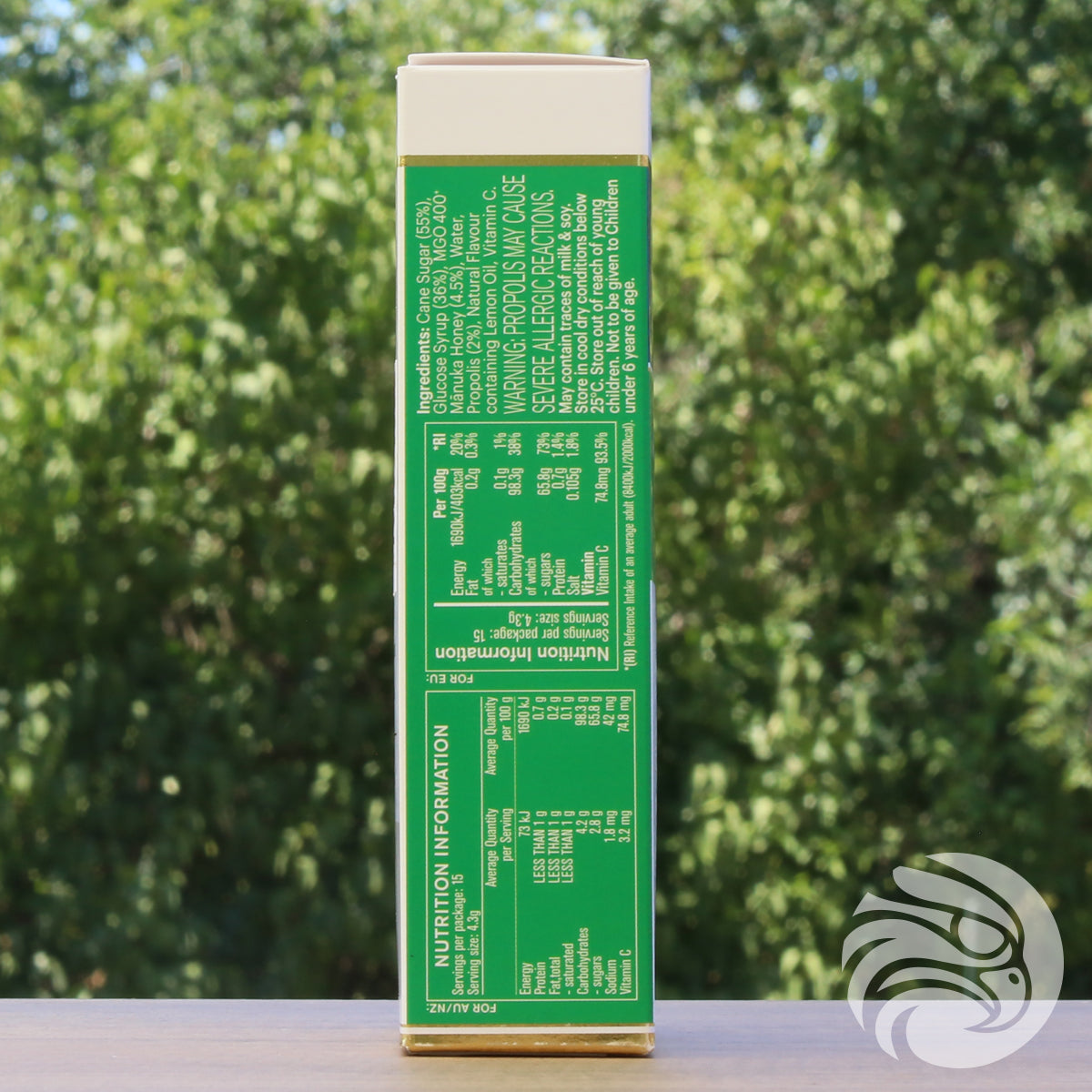 Pastillas de miel de Manuka con propóleo • 15 unidades