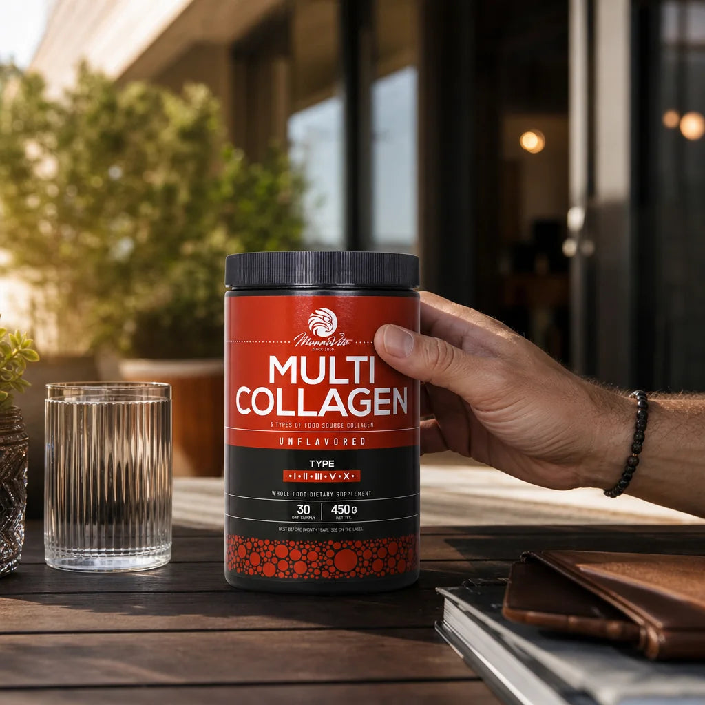 Mannavita • Colágeno Múltiple, Sin sabor • 450g