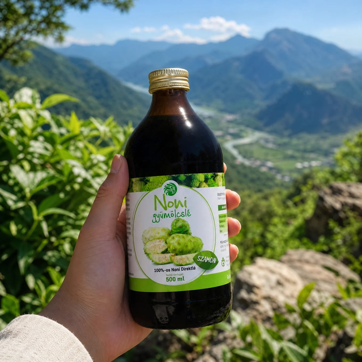 Mannavita Noni 100% jugo puro prensado • 500 ml