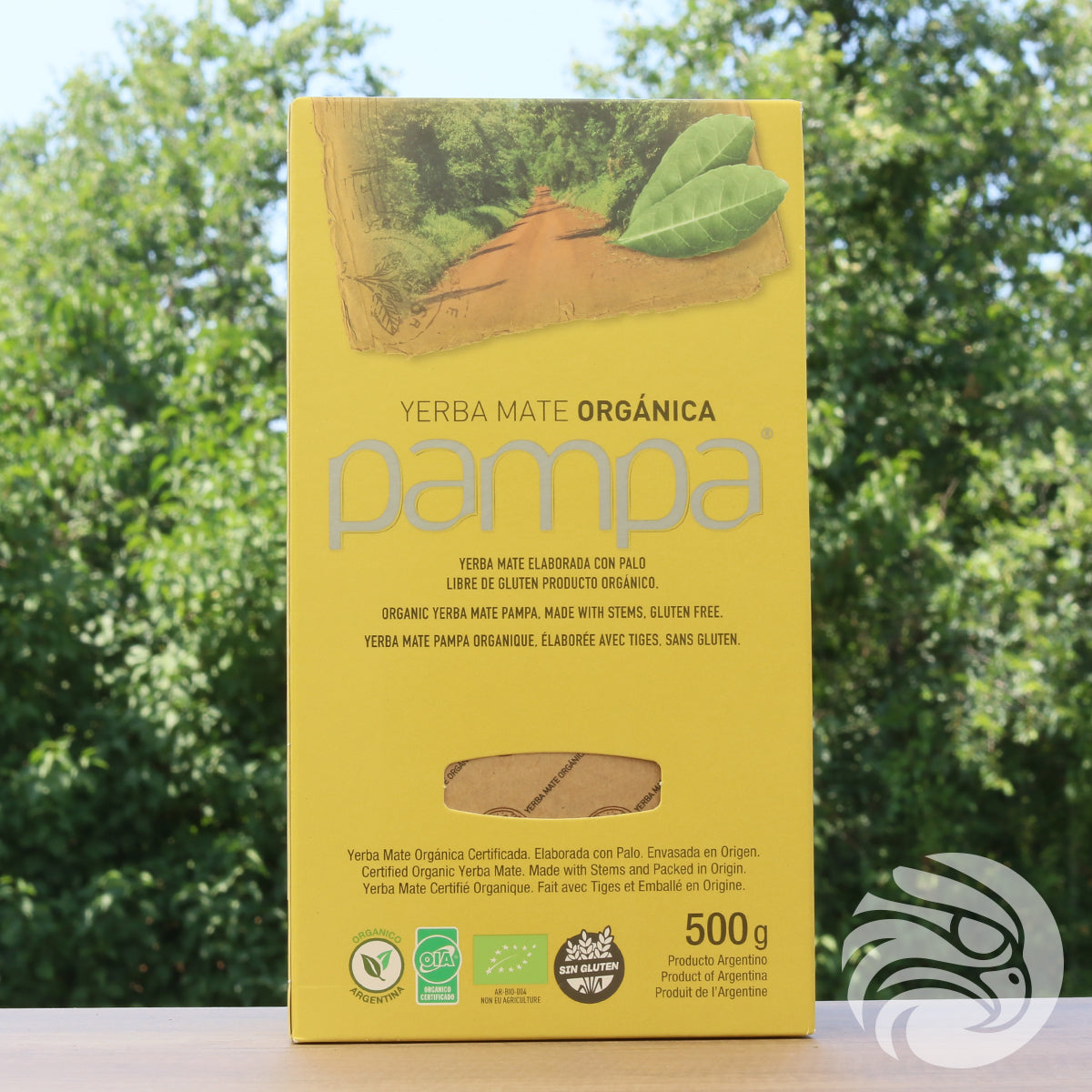 Té de yerba mate orgánica Pampa • Elaborado con palo • 500 g