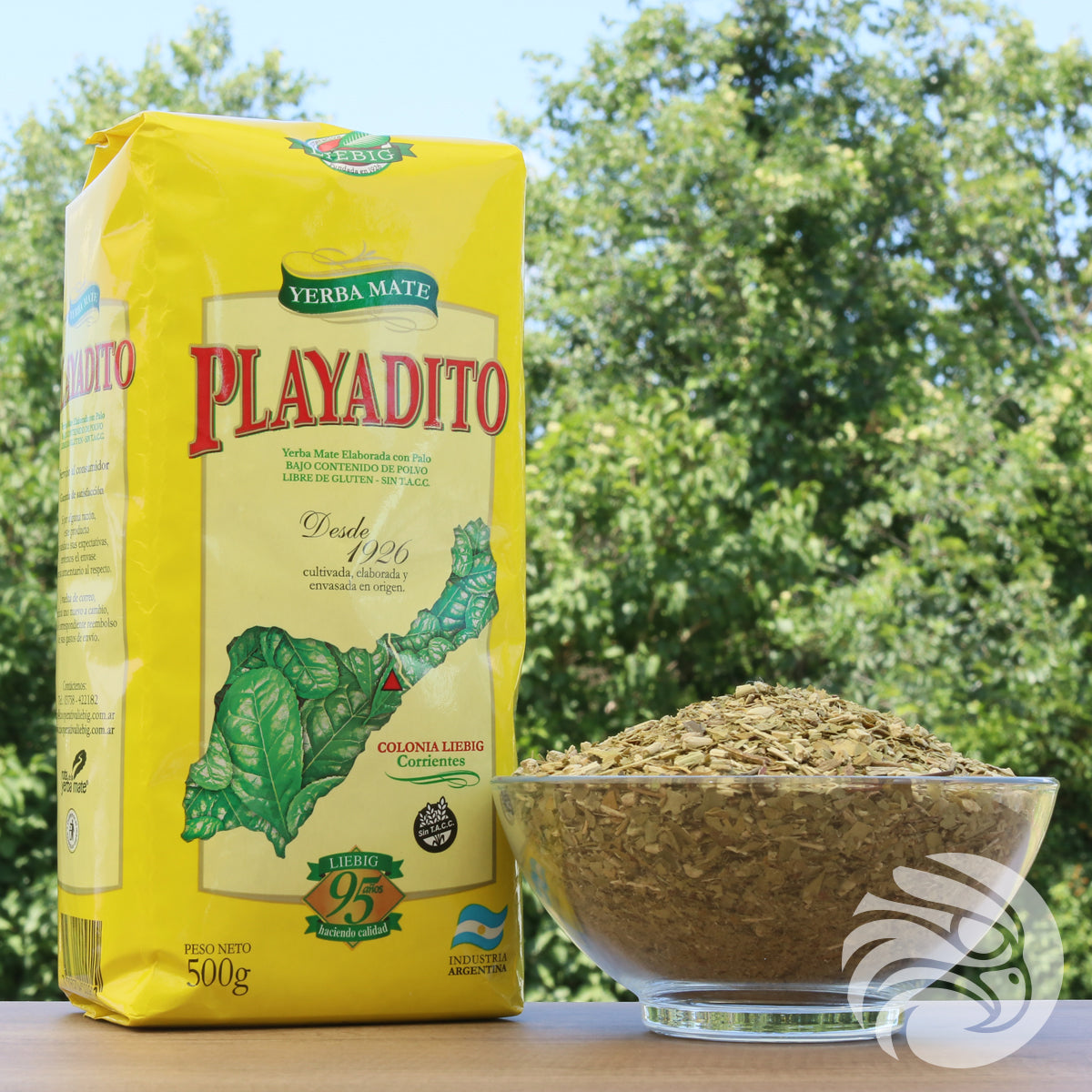 Té de yerba mate Playadito • Elaborada con palo • 500 g