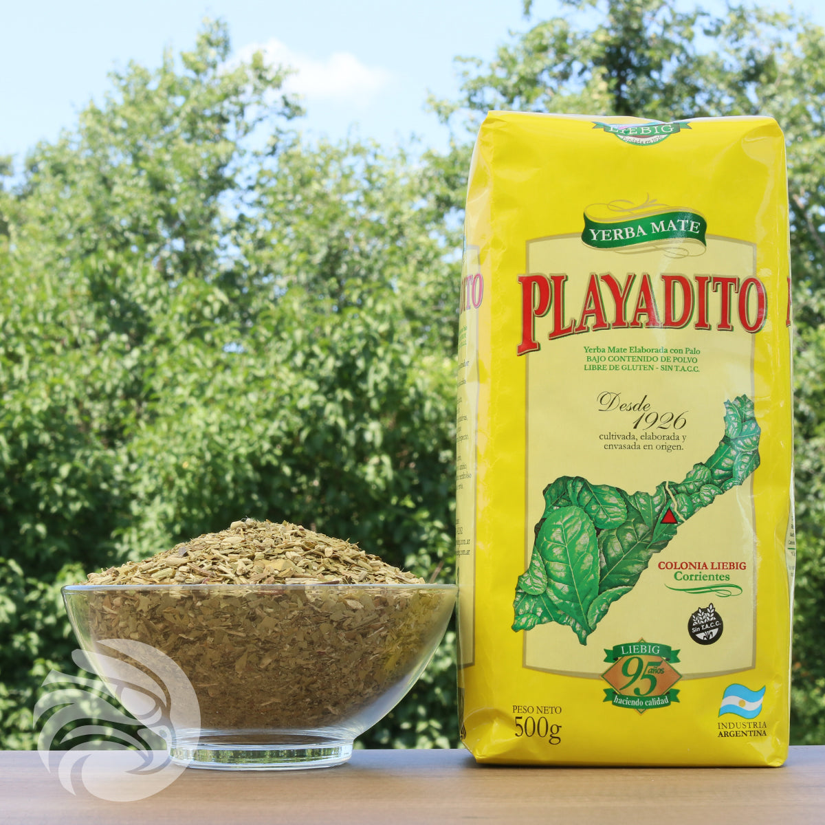 Té de yerba mate Playadito • Elaborada con palo • 500 g