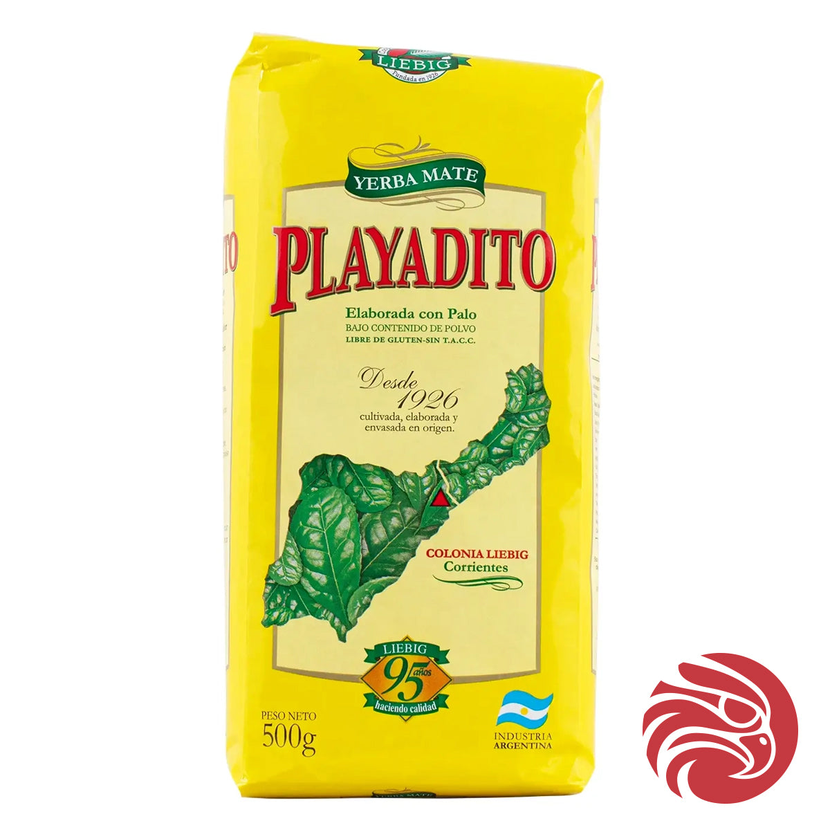 Té de yerba mate Playadito • Elaborada con palo • 500 g