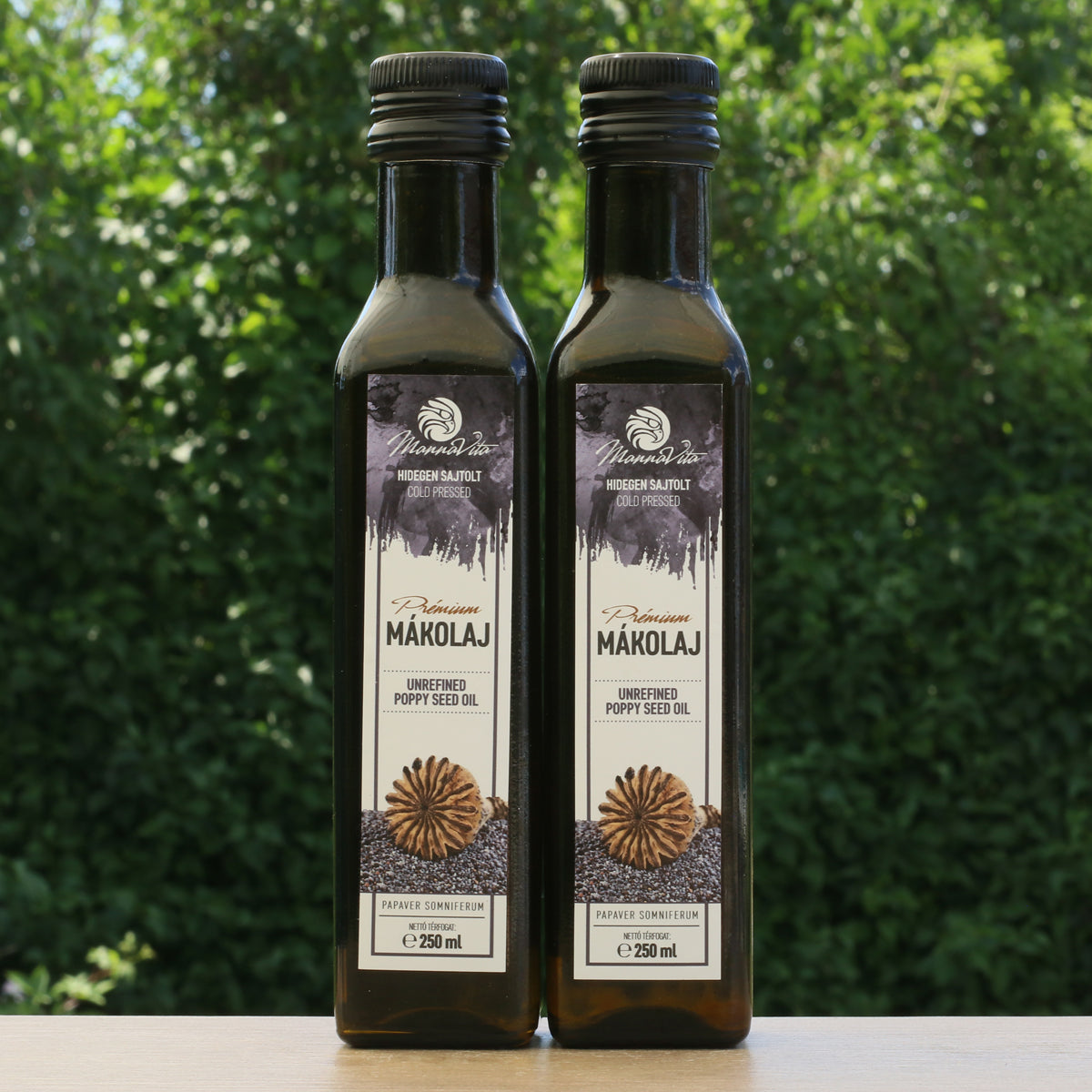 Aceite de semilla de amapola húngaro prensado en frío Mannavita • 250 ml