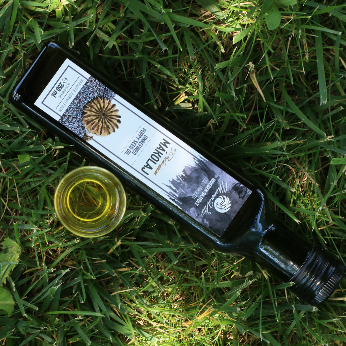 Aceite de semilla de amapola húngaro prensado en frío Mannavita • 250 ml