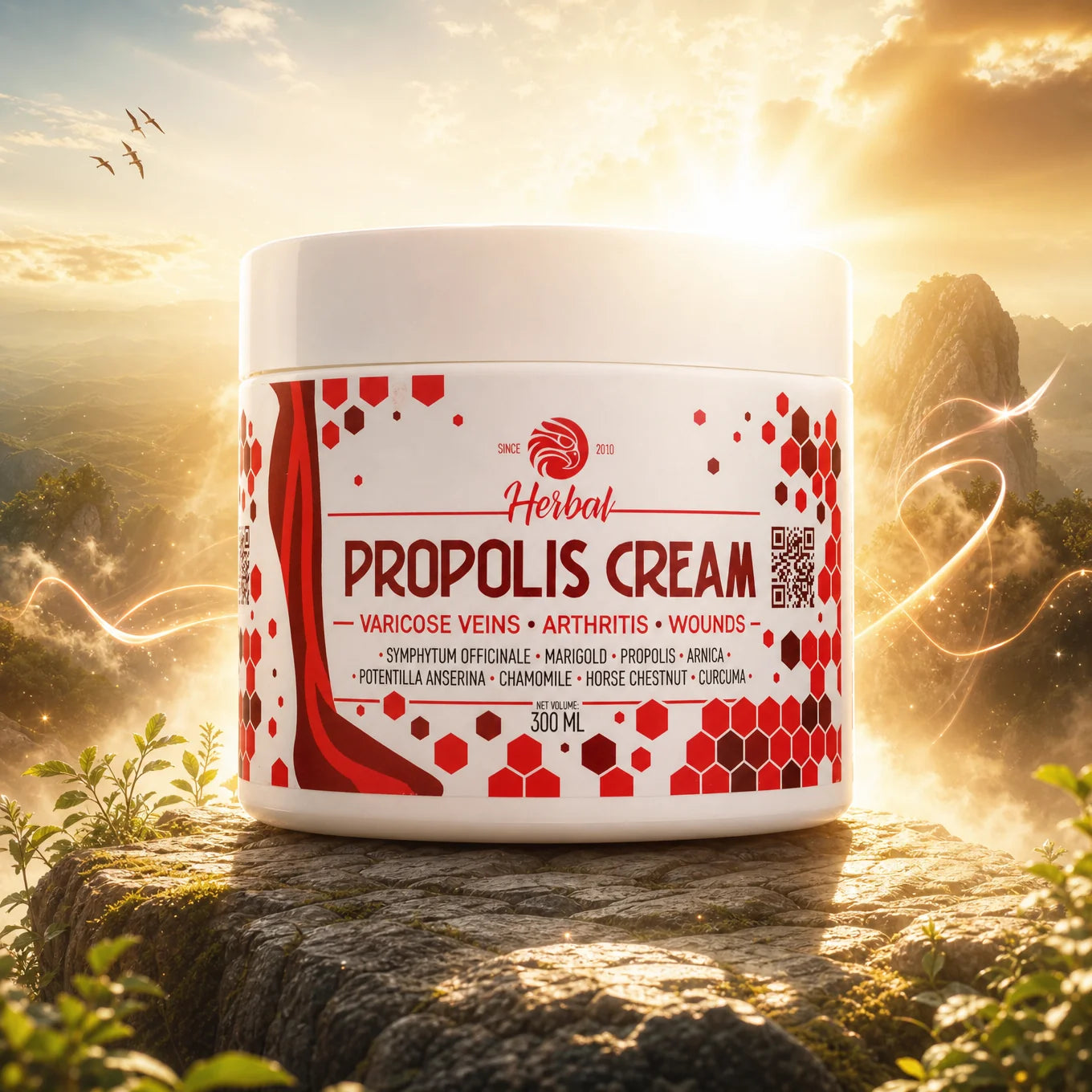 Mannavita • Crema de Propóleo con Hierbas • 300 ml
