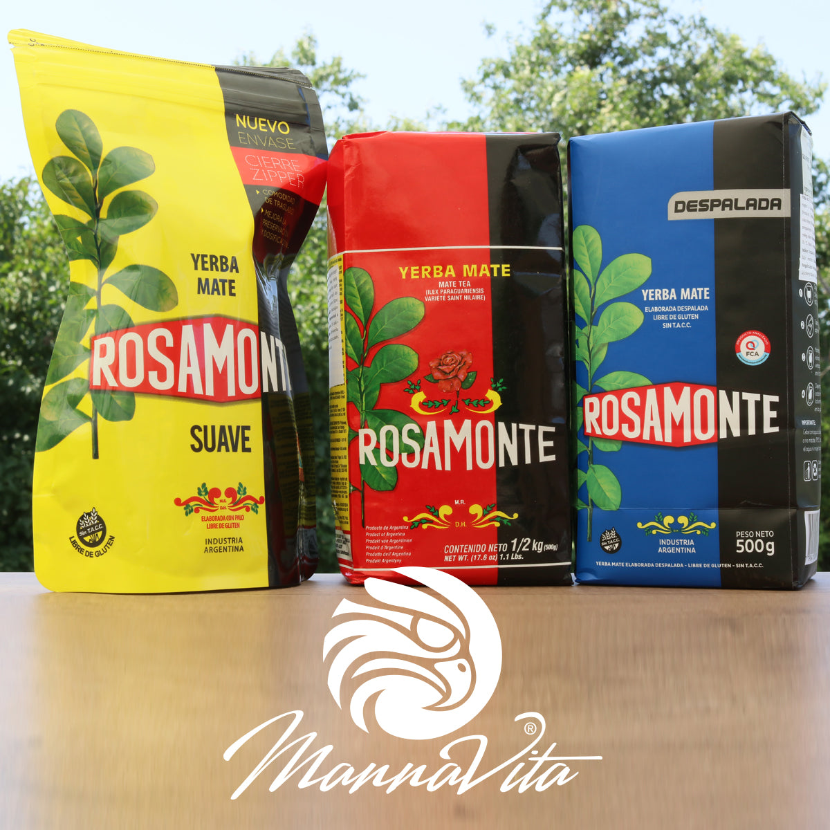 Té de yerba mate Rosamonte • Despalada • 500 g