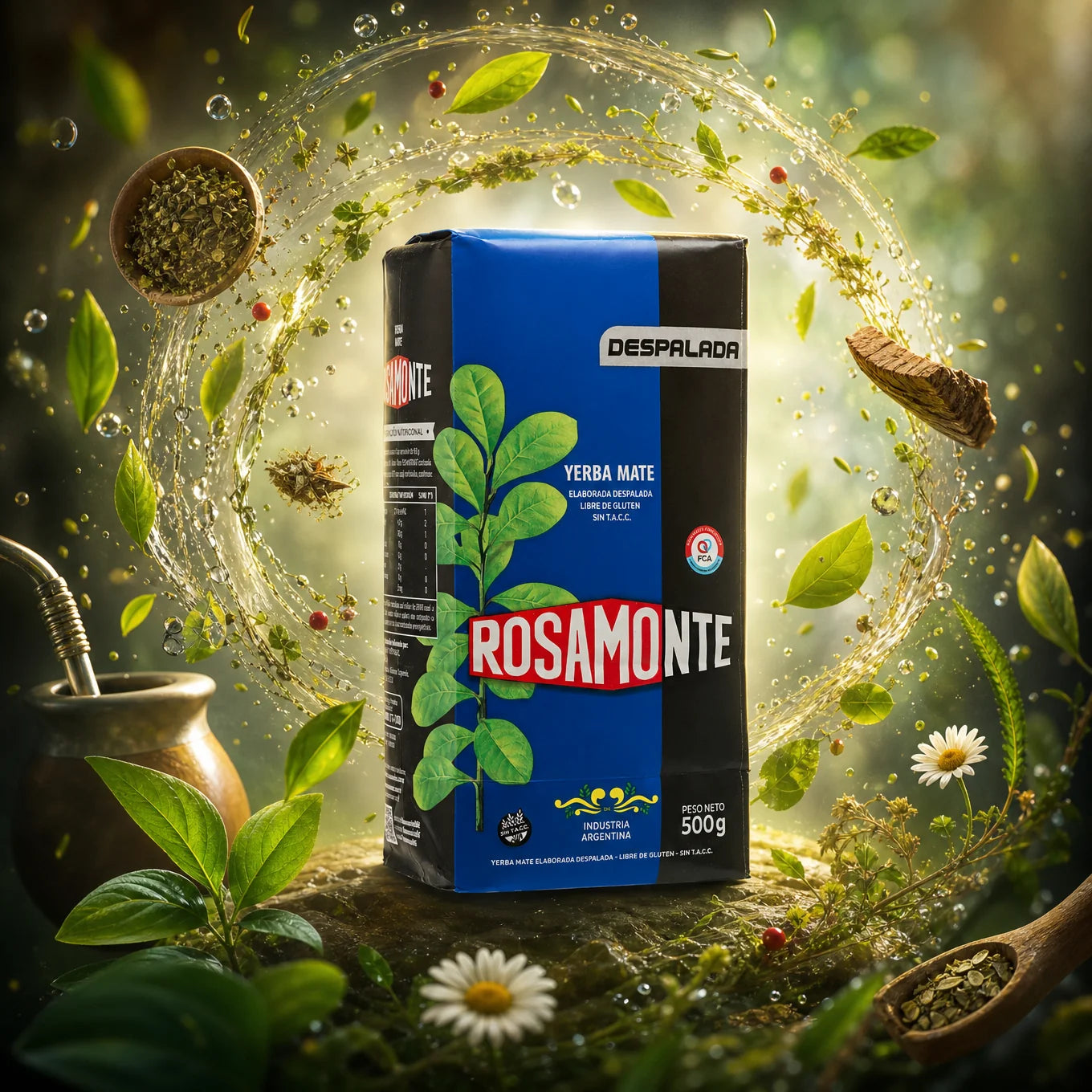 Té de yerba mate Rosamonte • Despalada • 500 g