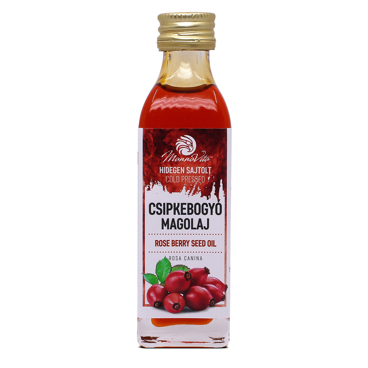 Aceite de semilla de rosa mosqueta húngaro prensado en frío Mannavita • 40 ml