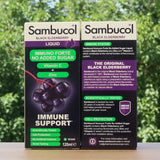 Jarabe de saúco negro Sambucol, sin azúcar • 120 ml