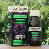 Jarabe de saúco negro Sambucol, sin azúcar • 120 ml