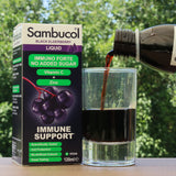 Jarabe de saúco negro Sambucol, sin azúcar • 120 ml