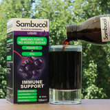 Jarabe de saúco negro Sambucol, sin azúcar • 120 ml