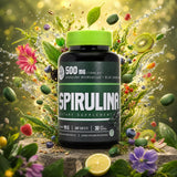 Mannavita • Tabletas de Spirulina 500 mg • 180 uds.