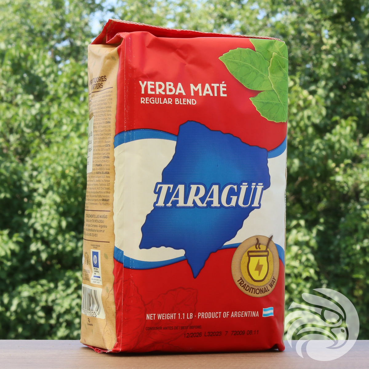 Yerba mate Taragüi • Elaborada con palo • 500 g