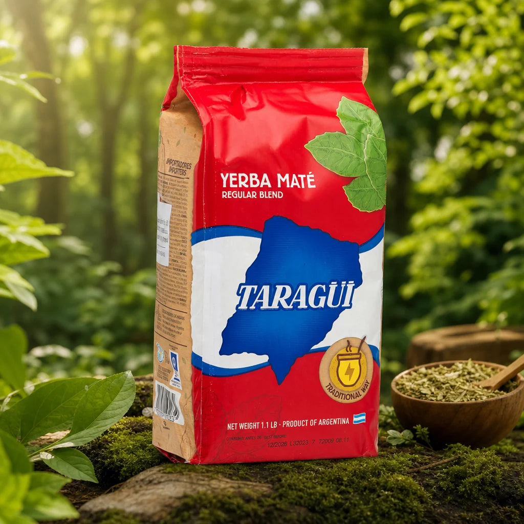 Yerba mate Taragüi • Elaborada con palo • 500 g