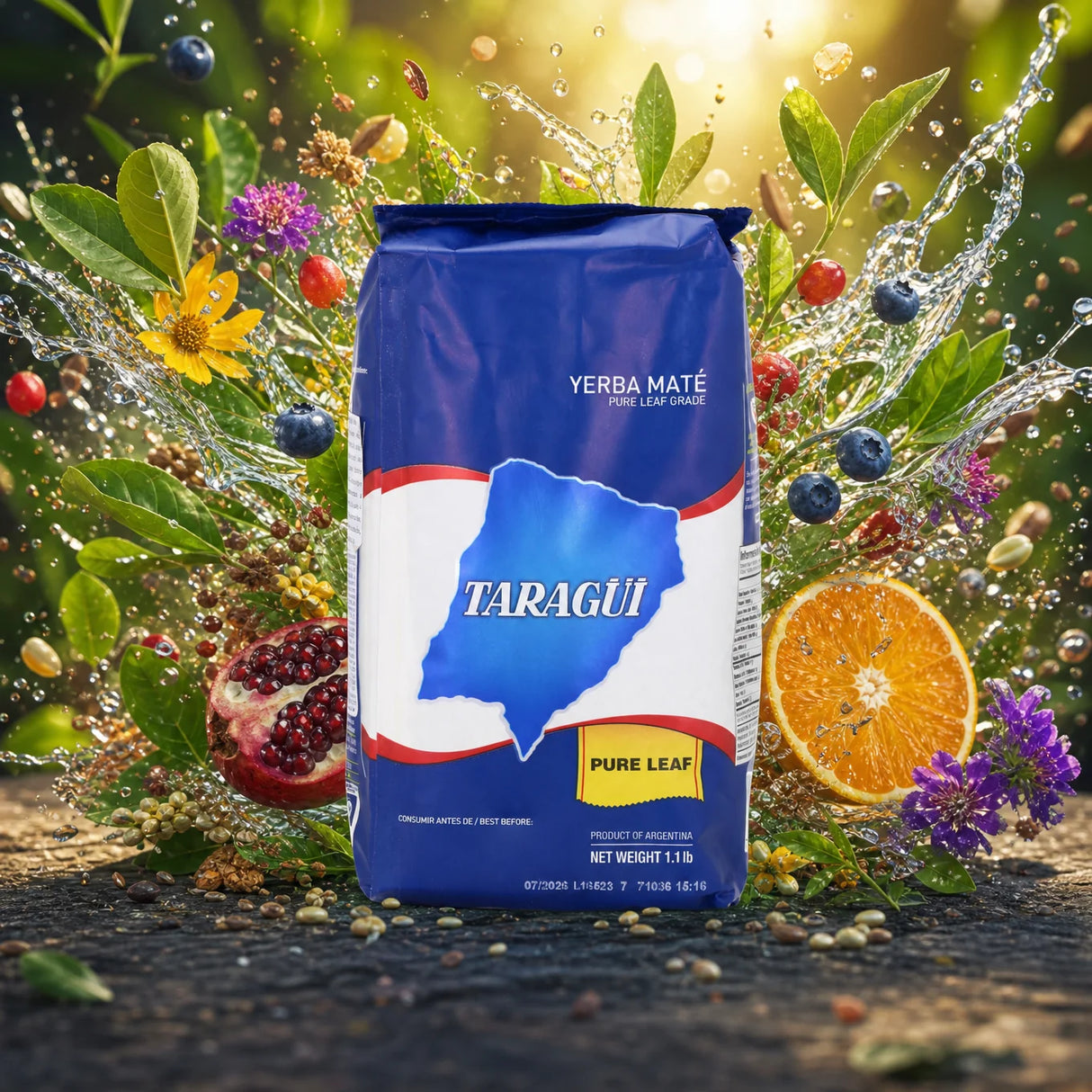 Yerba mate Taragüi • Hoja pura - Sin palo • 500 g