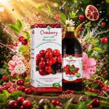 Mannavita • Jugo puro 100% prensado de Arándano rojo • 500 ml