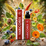 VARICOREX Spray curativo para alivio, de Venas Varicosas • 100ml