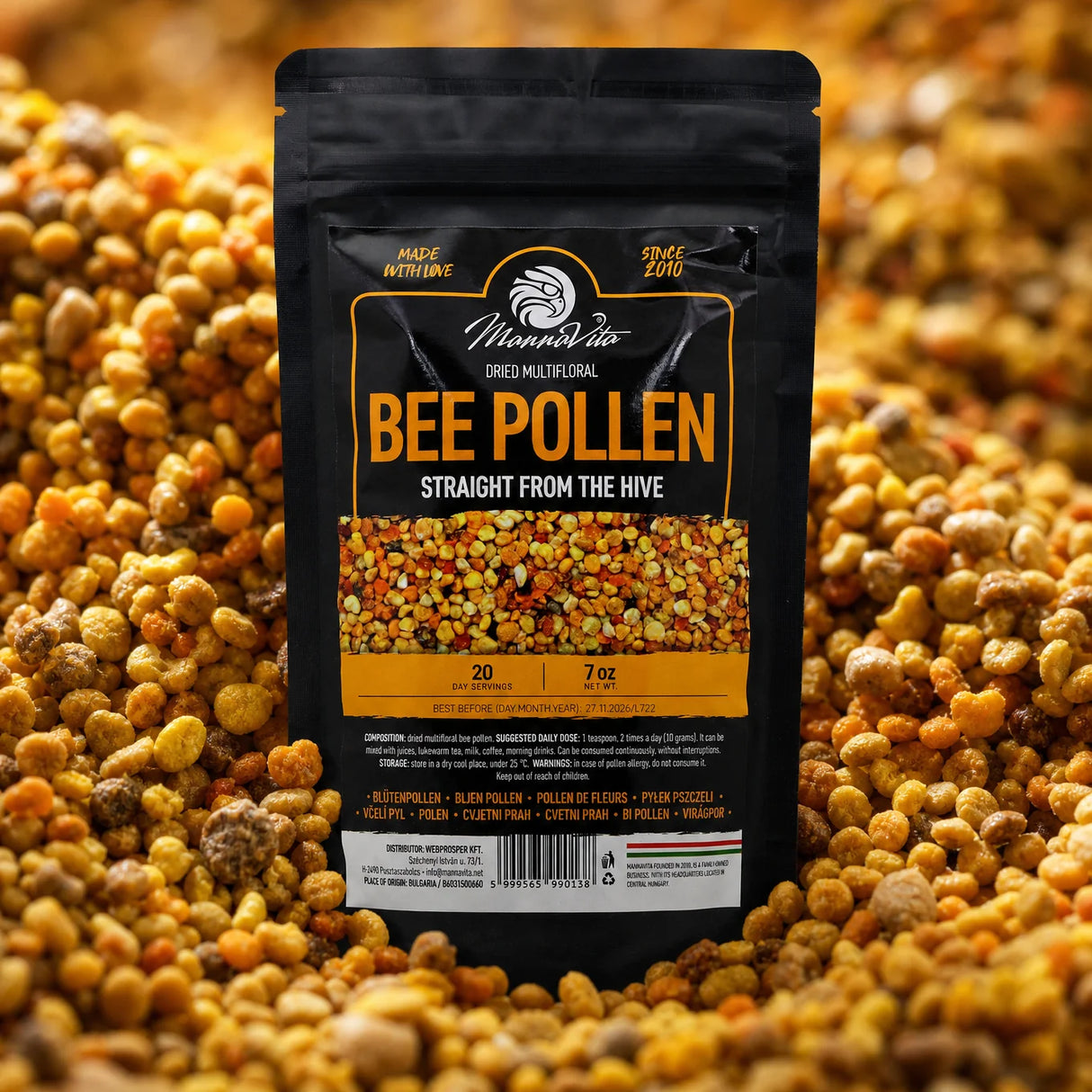 Mannavita polen de abeja multifloral seco • 200 g