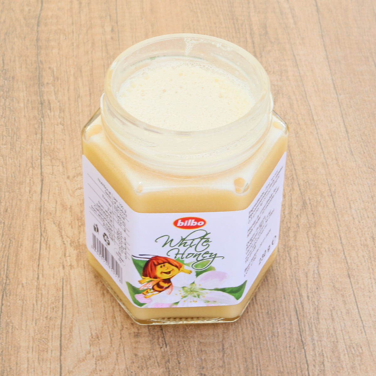 Bilbo miel blanca cruda • 230 g