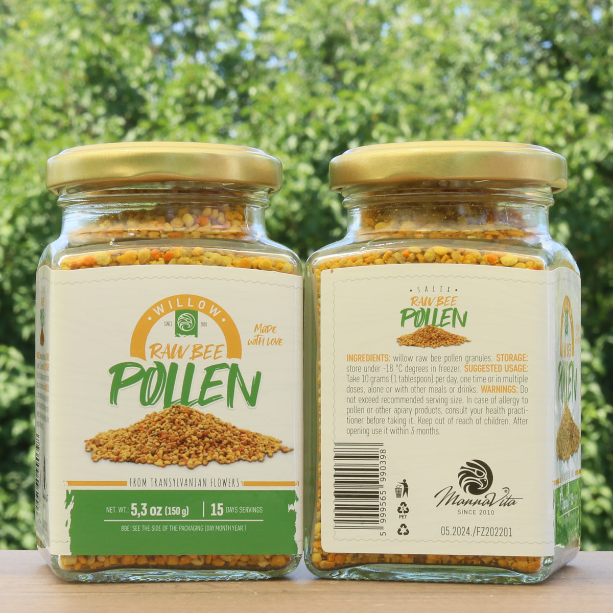 Mannavita polen de abeja, de Sauce crudo • 150g